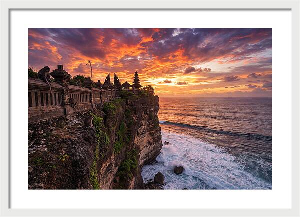 Uluwatu Temple At Sunset