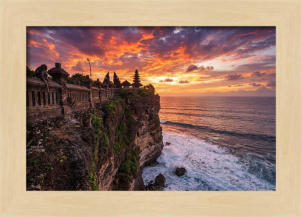 Uluwatu Temple At Sunset