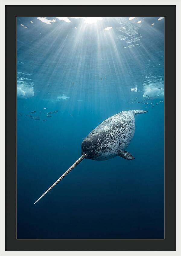 Underwater Narwhal Majesty