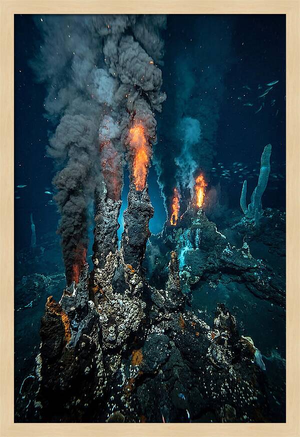 Underwater Volcano Eruption