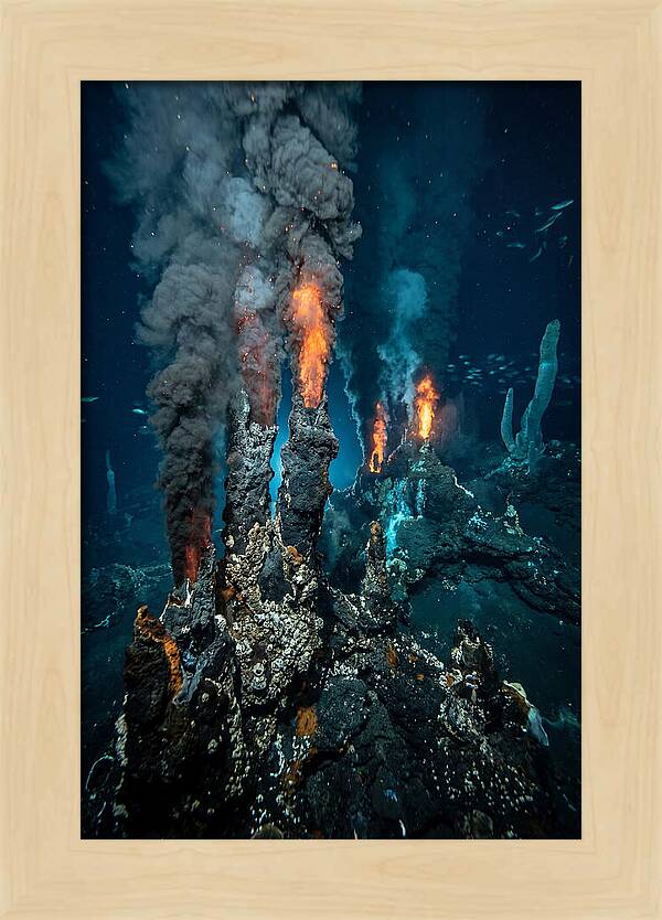 Underwater Volcano Eruption