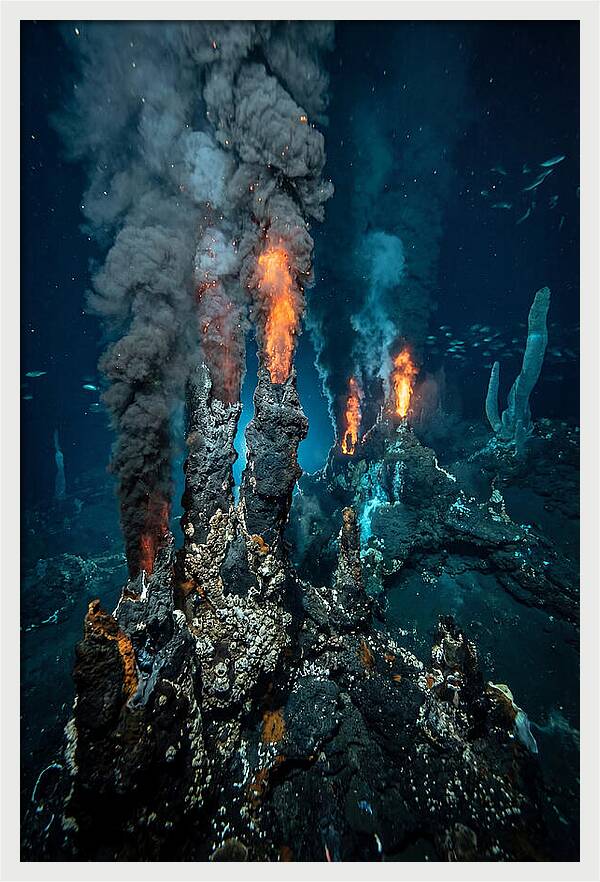 Underwater Volcano Eruption
