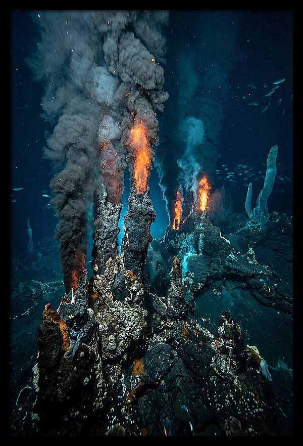 Underwater Volcano Eruption