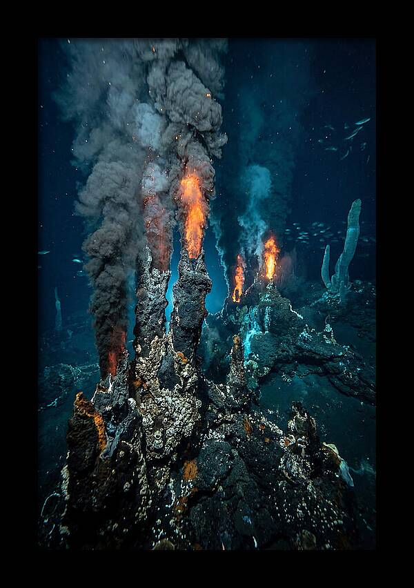 Underwater Volcano Eruption