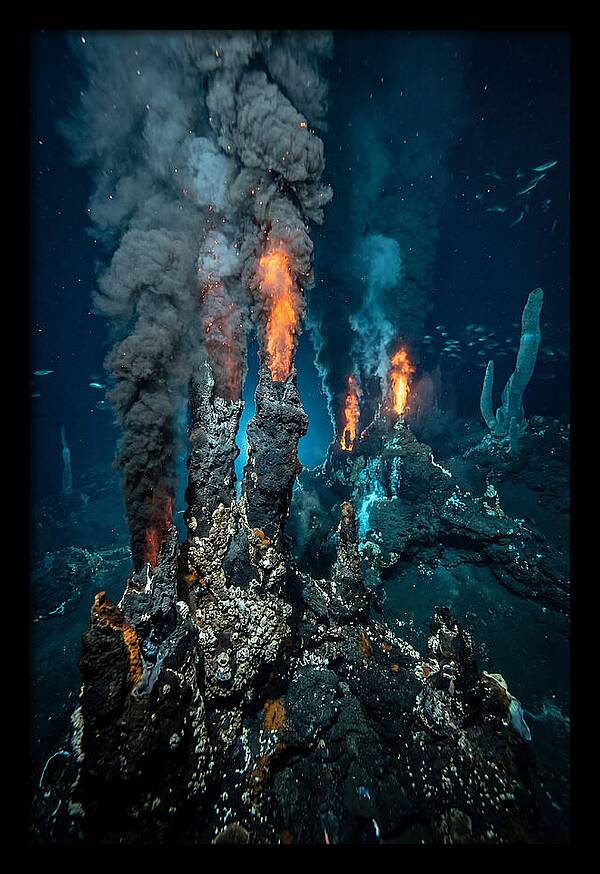 Underwater Volcano Eruption