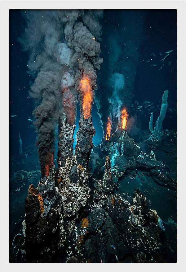 Underwater Volcano Eruption