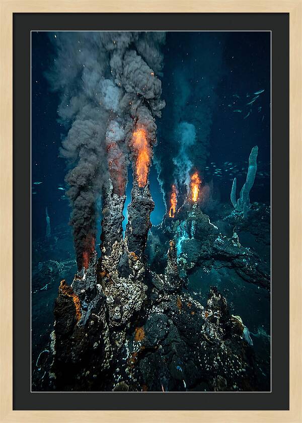 Underwater Volcano Eruption