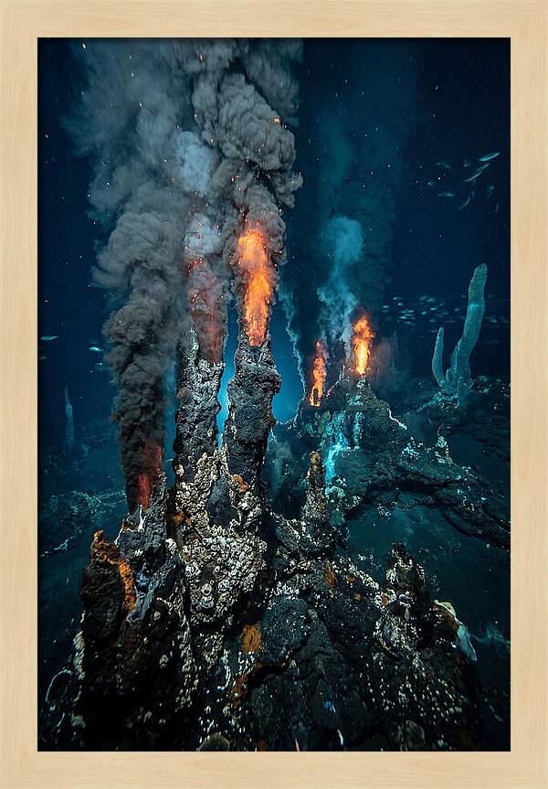 Underwater Volcano Eruption