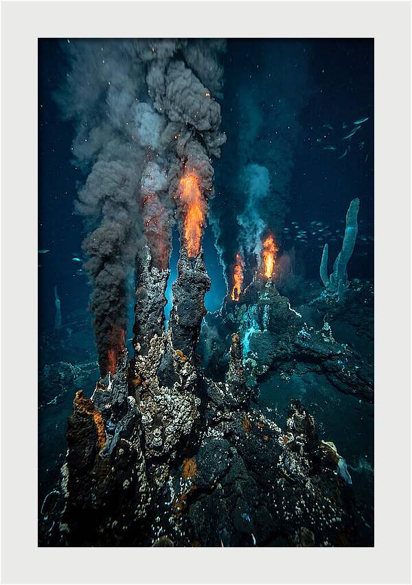 Underwater Volcano Eruption