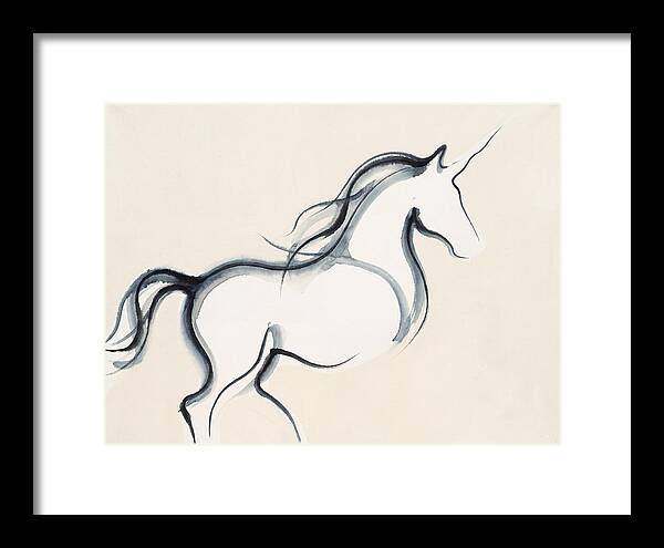 Unicorn In Minimalist Style