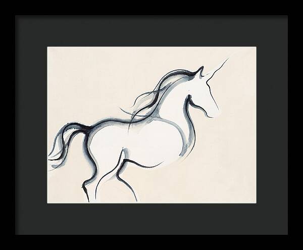 Unicorn In Minimalist Style