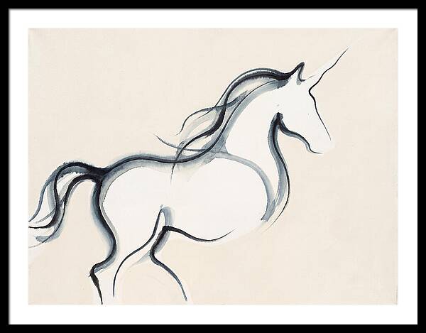 Unicorn In Minimalist Style