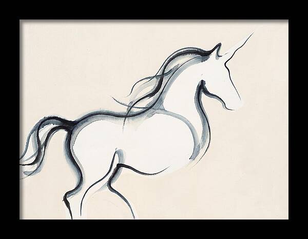 Unicorn In Minimalist Style