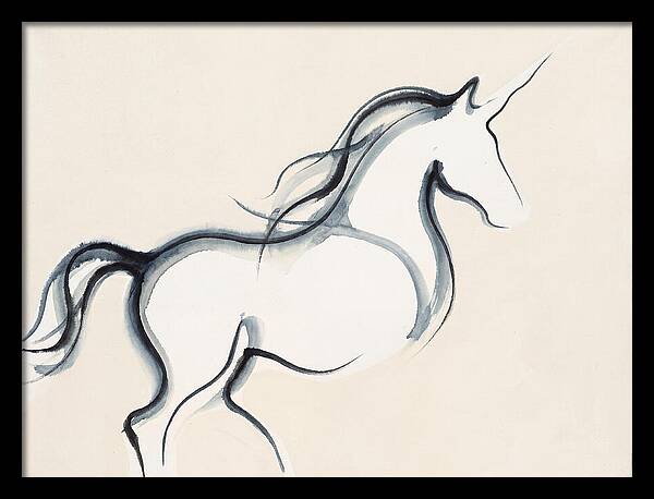 Unicorn In Minimalist Style