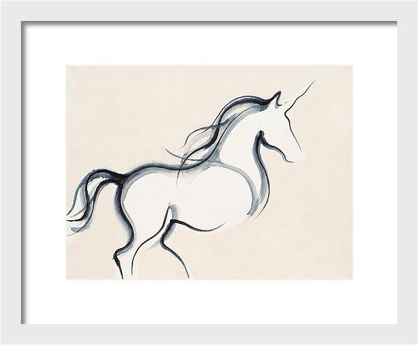 Unicorn In Minimalist Style