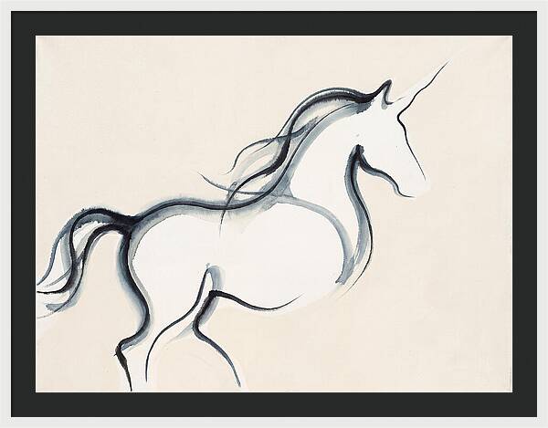 Unicorn In Minimalist Style