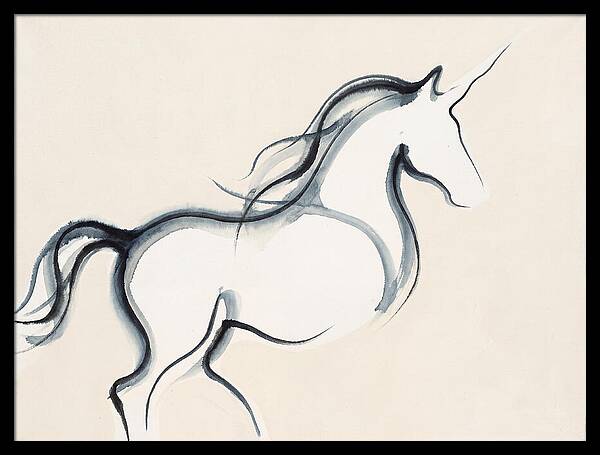 Unicorn In Minimalist Style
