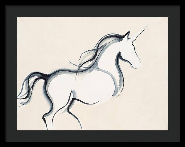 Unicorn In Minimalist Style