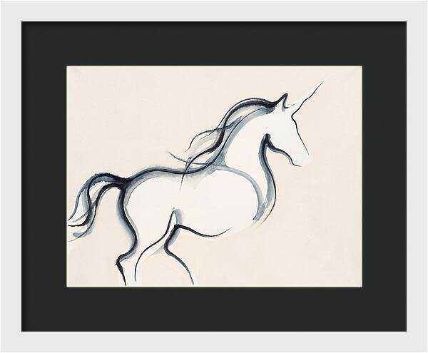 Unicorn In Minimalist Style