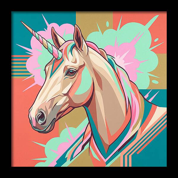 Unicorn In Vibrant Colors