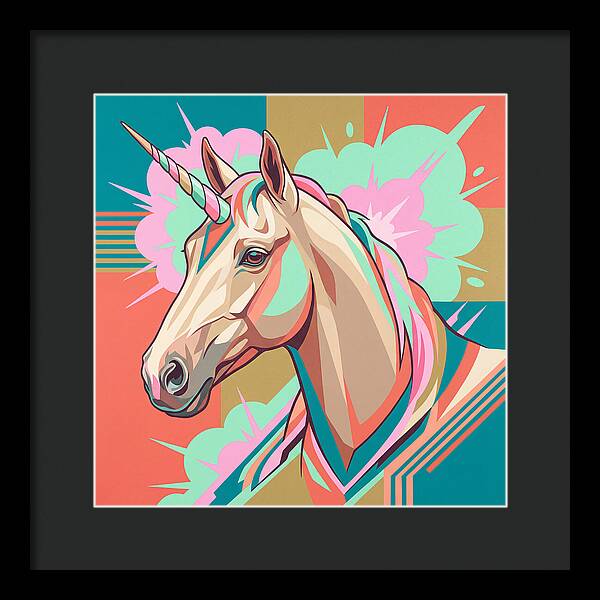 Unicorn In Vibrant Colors