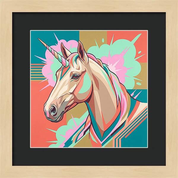 Unicorn In Vibrant Colors