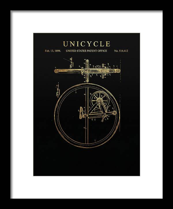 Unicycle Gold Patent Us514612a