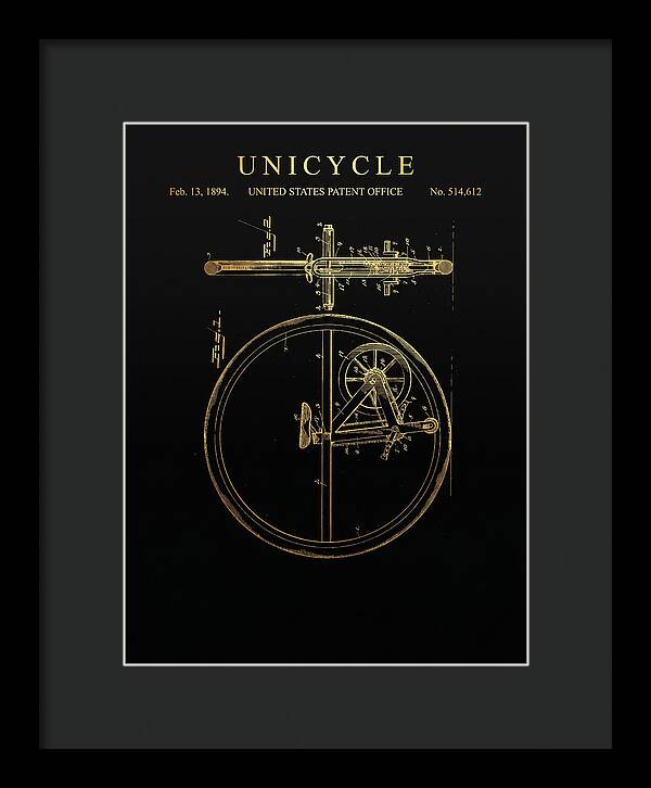Unicycle Gold Patent Us514612a