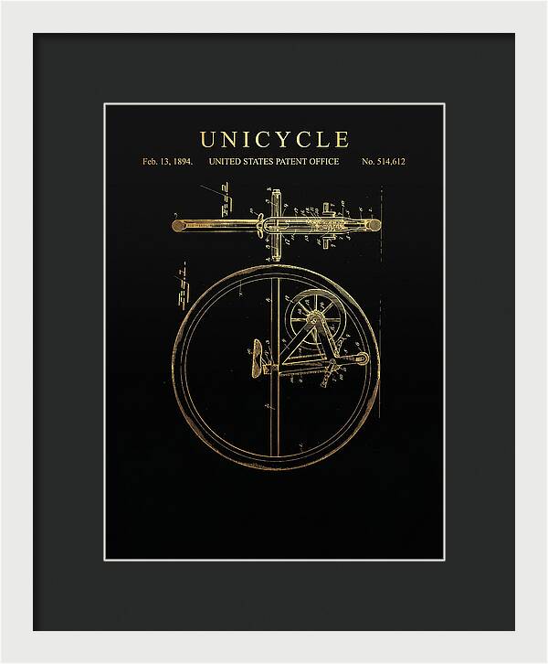 Unicycle Gold Patent Us514612a