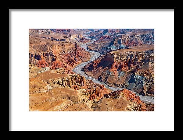 Upper Mustang Landscape From Above