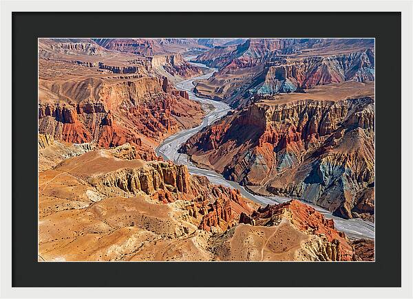 Upper Mustang Landscape From Above
