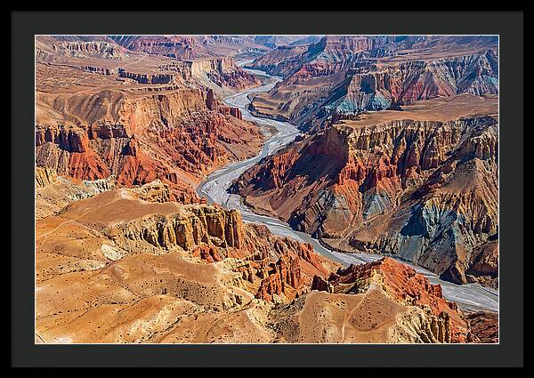 Upper Mustang Landscape From Above