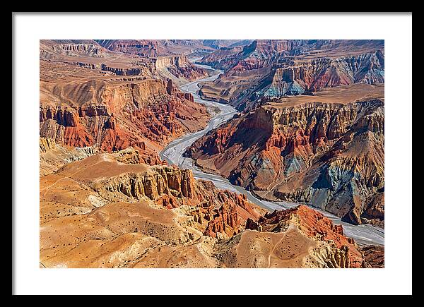 Upper Mustang Landscape From Above