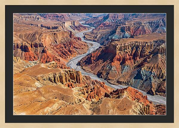Upper Mustang Landscape From Above