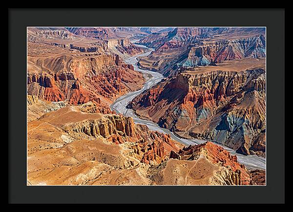 Upper Mustang Landscape From Above