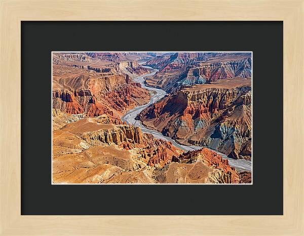 Upper Mustang Landscape From Above