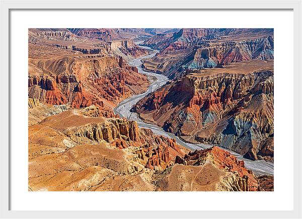Upper Mustang Landscape From Above