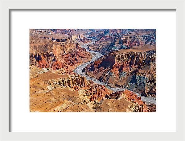 Upper Mustang Landscape From Above