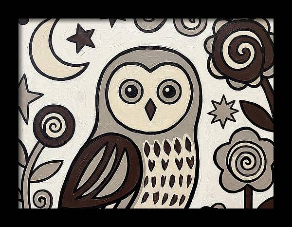 Ural Owl Folk Art