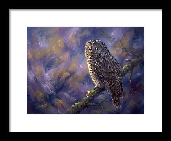 Ural Owl Perched