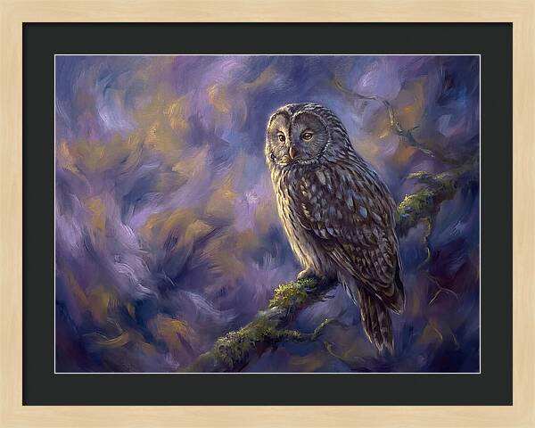 Ural Owl Perched