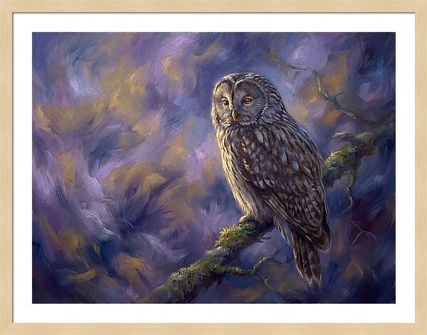 Ural Owl Perched