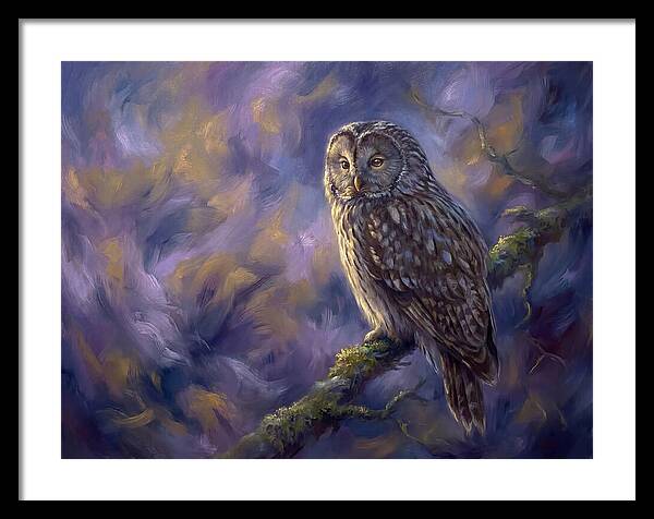 Ural Owl Perched