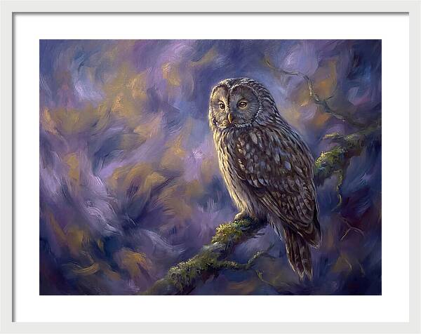 Ural Owl Perched