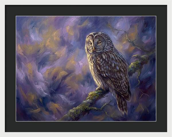 Ural Owl Perched