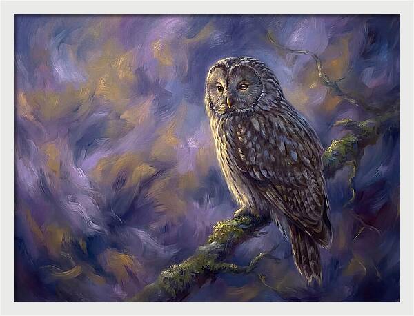 Ural Owl Perched