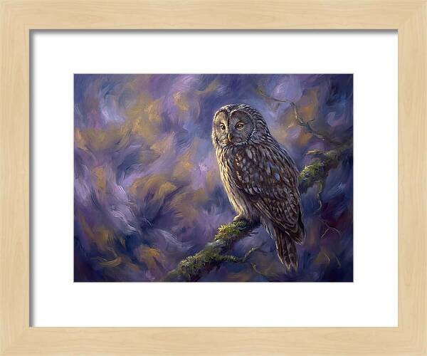 Ural Owl Perched