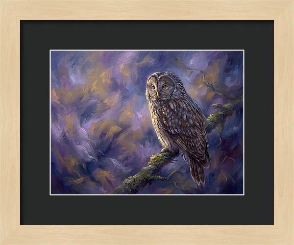 Ural Owl Perched