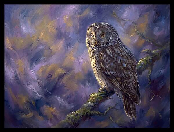 Ural Owl Perched