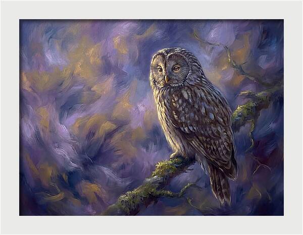 Ural Owl Perched
